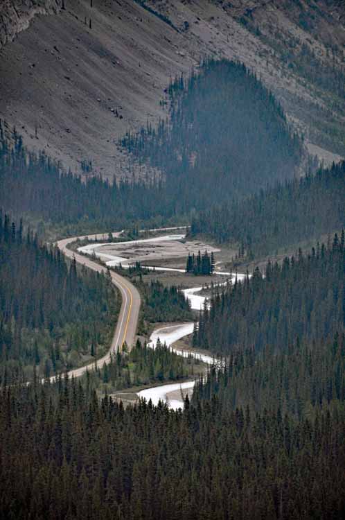 overlook of highway